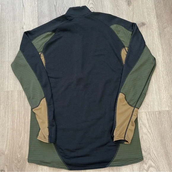 Cabela's E.C.W.C.S. Thermal Zone Baselayer Three Quarter Zip Pullover Large - Picture 6 of 7